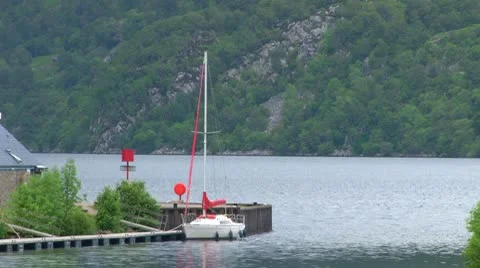 Caledonian Canal Stock-Footage 8950266