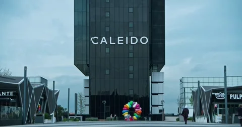 Caleido skyscraper in Madrid Video stock 286851299