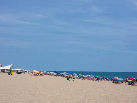 Calella Beach Stock Photos
