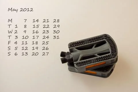 Calendar 2012 May Stock Photos