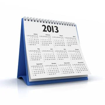 Calendar 2013 Stock Illustration