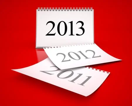 Calendar 2013 Stock Illustration