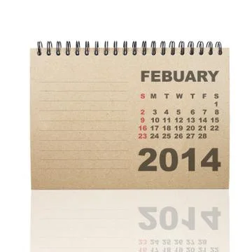 Calendar 2014 Stock Photos