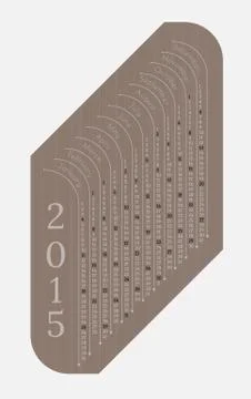 Calendar 2015 Stock-Illustration