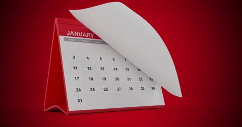 Calendar 2016 Stock Footage 59743364