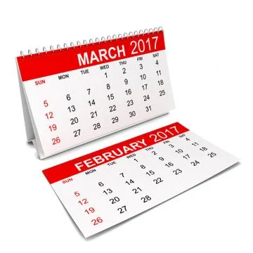 Calendar for 2017 year Stock Illustration
