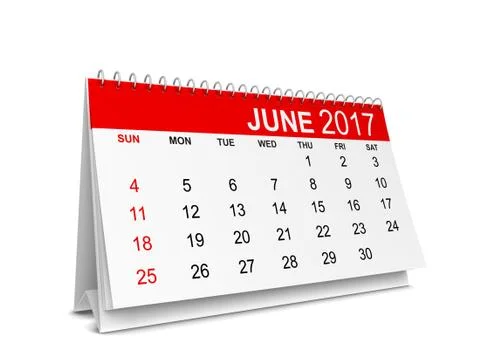 Calendar for 2017 year Stock-Illustration