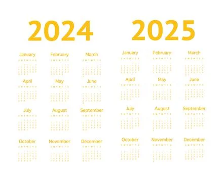 Calendar for 2024 on a light background. Ideal for the design of your Stock Illustration