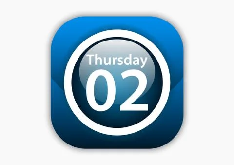 Calendar 3d icon Illustrazione stock