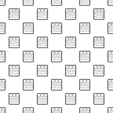 Calendar abstract pattern seamless イラスト素材