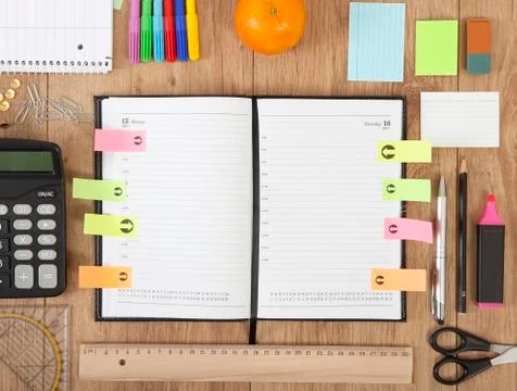 Calendar Accessories Stock Photos