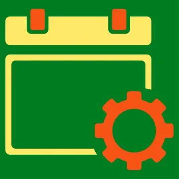 Calendar Adjustment Icon Stock Illustration