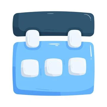 Calendar app Stock Illustration