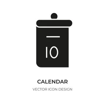 Calendar black icon note date schedule day vector イラスト素材