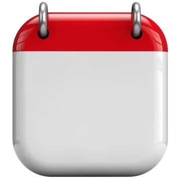 Calendar blank icon Stock Illustration