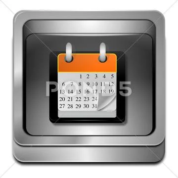 Calendar button Stock Photos