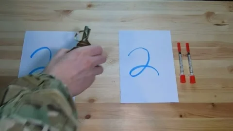 Calendar changes from 2022 to 2023 from covid to war, videos without processi Stock Footage 221835068