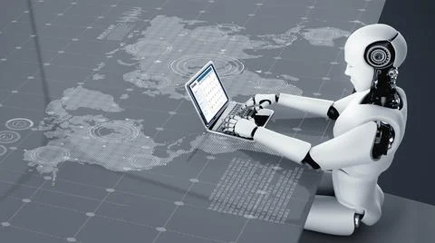 Calendar on computer software application for modish schedule planning Stock Illustration