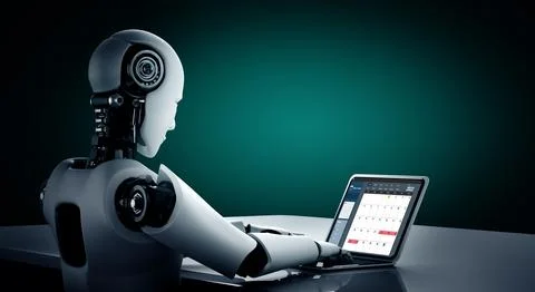 Calendar on computer software application for modish schedule planning Stock Illustration