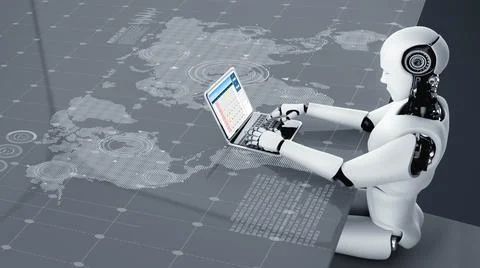 Calendar on computer software application for modish schedule planning Stock Illustration