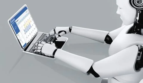 Calendar on computer software application for schedule planning snugly Stock-Illustration