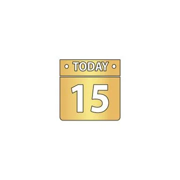 Calendar computer symbol Stock Illustration