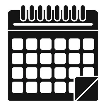 Calendar data icon simple vector. Time work Stock Illustration