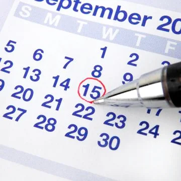 Calendar Date Stock Photos