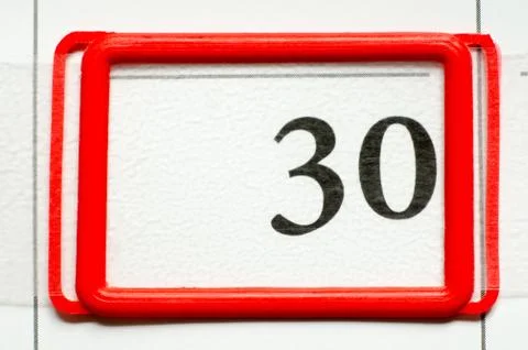 Calendar date Stock Photos