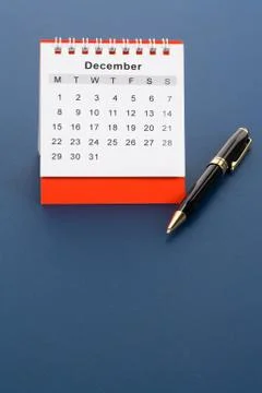 Calendar December Stock Photos