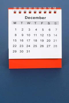 Calendar December Stock Photos