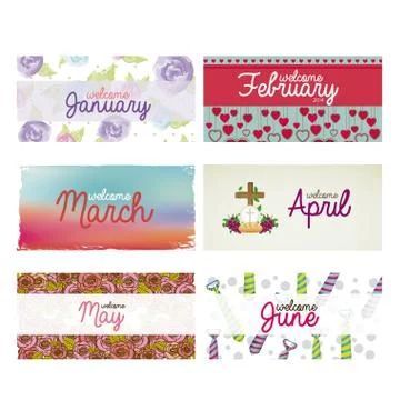 Calendar design over white background vector illustration Ilustração Stock