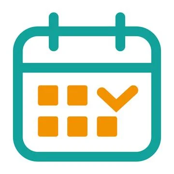 Calendar Event Planner Logo Design Schedule Vector Template Icon Stock Illustration