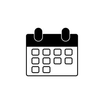 Calendar Flat Vector Icon Stock-Illustration