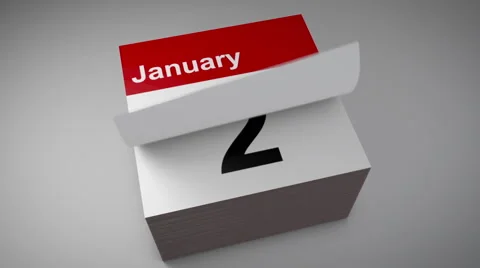 Calendar Flip Stock Footage 6264660