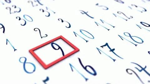 Calendar Stock Footage 21230701