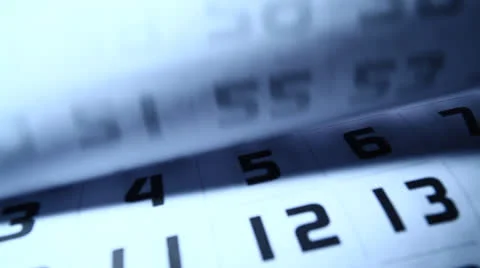 Calendar Stock Footage 24618700