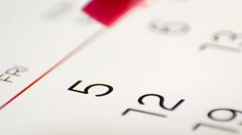 The calendar Stock Footage 67500227