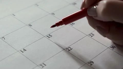 Calendar Stock Footage 168149180