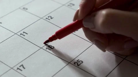 Calendar Stock Footage 168149194