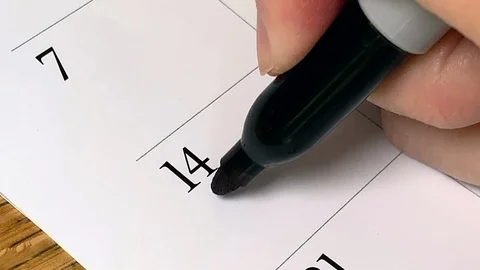 Calendar Graduation Stock Footage 115848541