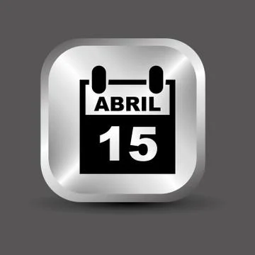 Calendar graphic design , vector illustration Stock Illustration