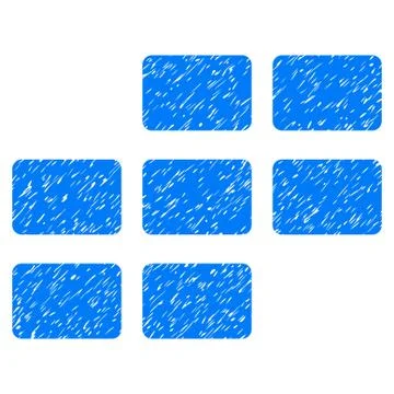 Calendar Grid Grainy Texture Icon Stock Illustration