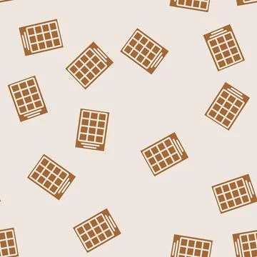 Calendar grid list glyph vector seamless pattern 스톡 일러스트