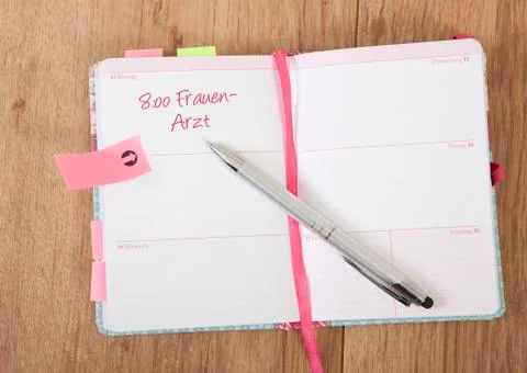 Calendar Gynaecologist Stock Photos