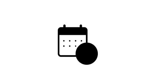 Calendar Icon Animation - Date Selection Stock Footage 346539882