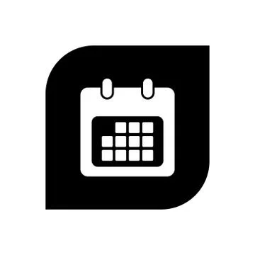 Calendar icon design Stock Illustration