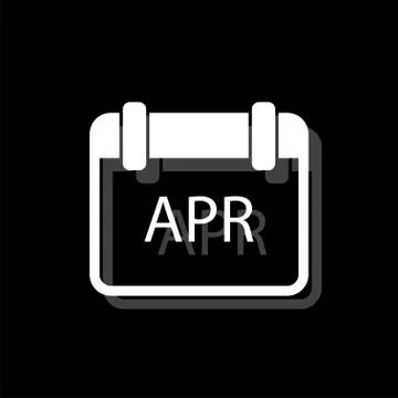 Calendar icon flat Stock Illustration