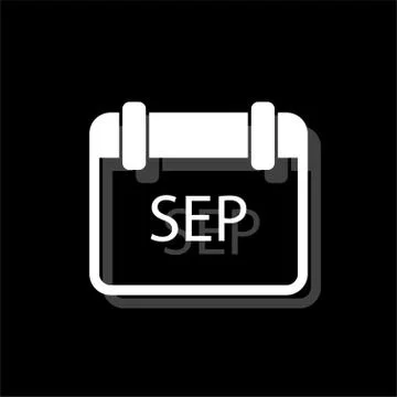 Calendar icon flat Stock Illustration