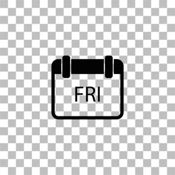 Calendar icon flat Stock Illustration